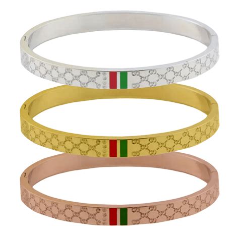 gucci bracelet womens bangle|Gucci bangle bracelet price.